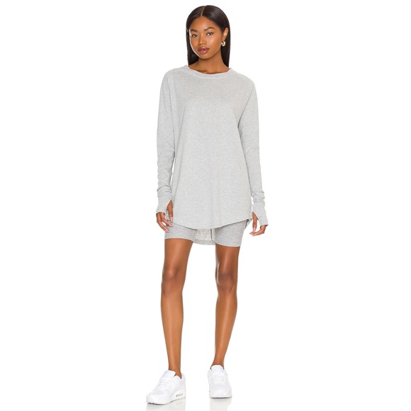 Free People We The Free The Arden Tee in Heather Gray Size S EUC - Picture 3 of 16